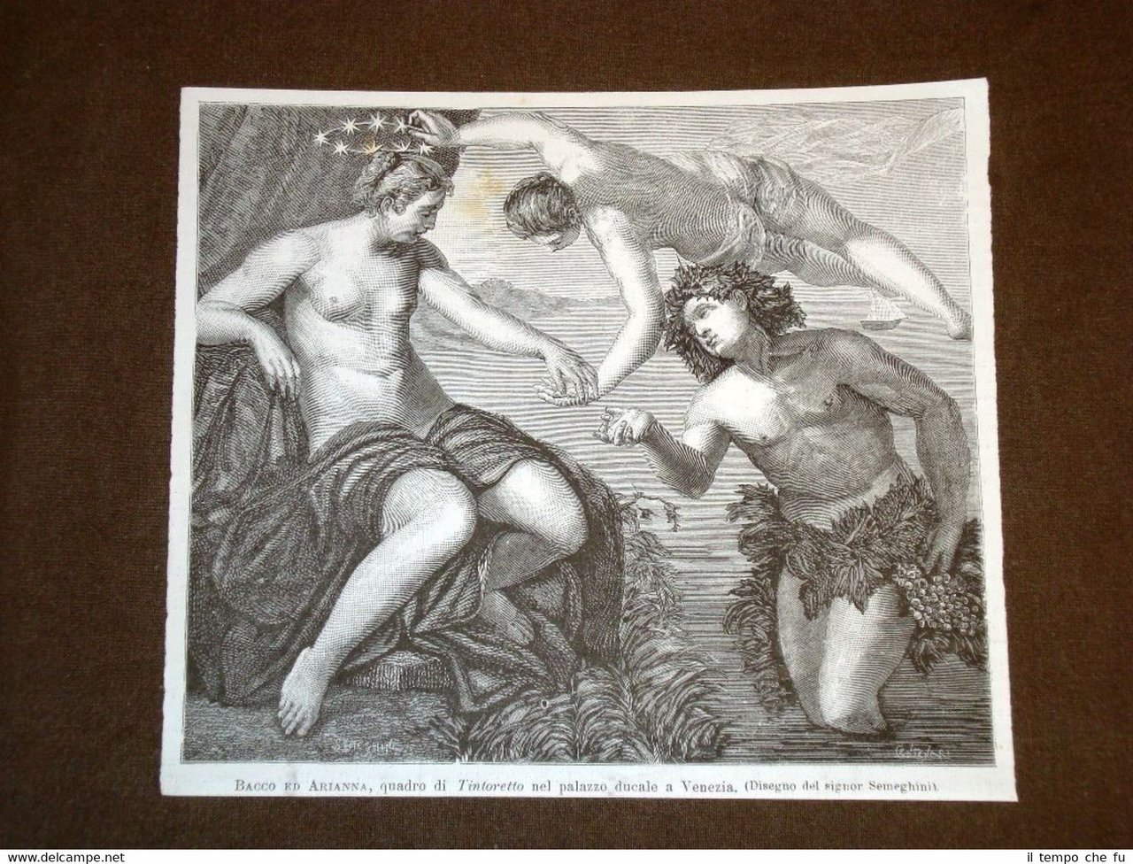 Bacco ed Arianna Quadro del Tintoretto nel Palazzo Ducale di …