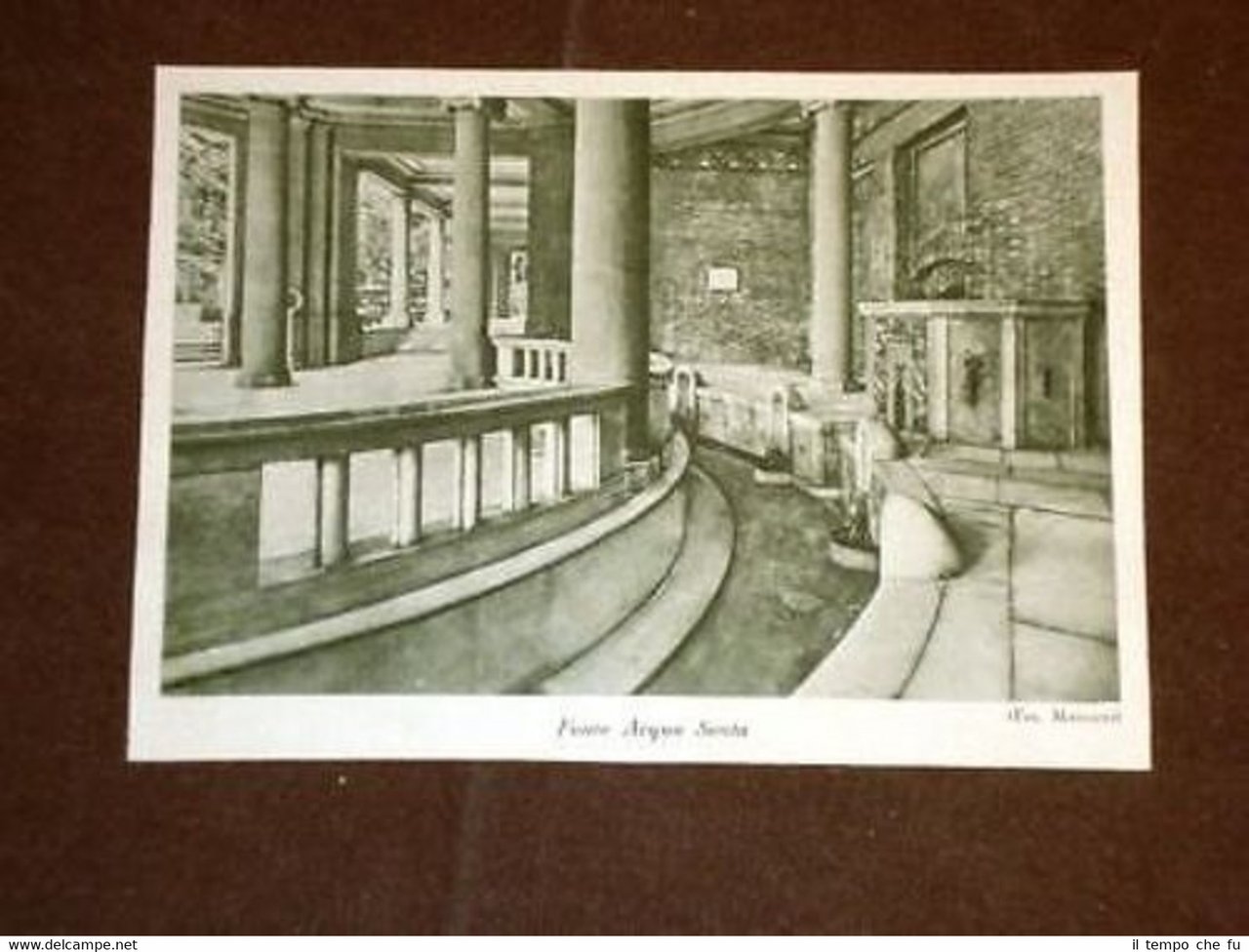 Bagni di Chianciano o Chianciano Terme Fonte Acqua Santa