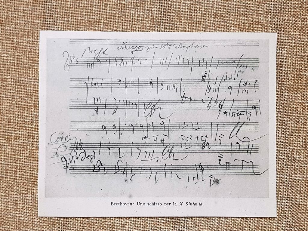 Beethoven Schizzo X Sinfonia 1827 Barry Cooper AI Bonn Musica …