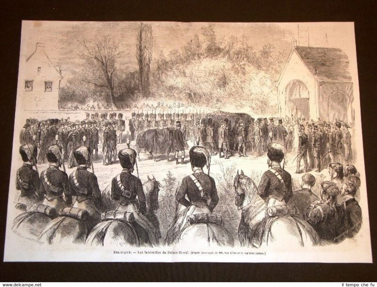 Belgio nel 1869 I Funerali per la Morte del Principe … | Immagine principale