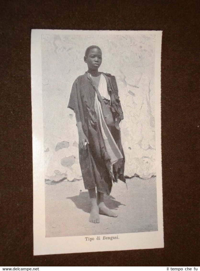 Bengàsi nel 1902 Un ragazzo Libia | Immagine principale