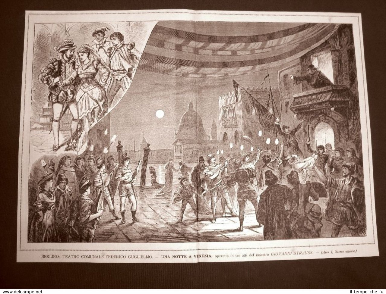 Berlino nel 1884 Teatro Friedrich Wilhelm Una notte a Venezia … | Immagine principale