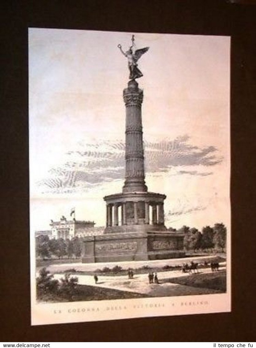 Berlino o Berlin Colonna della Vittoria Germania