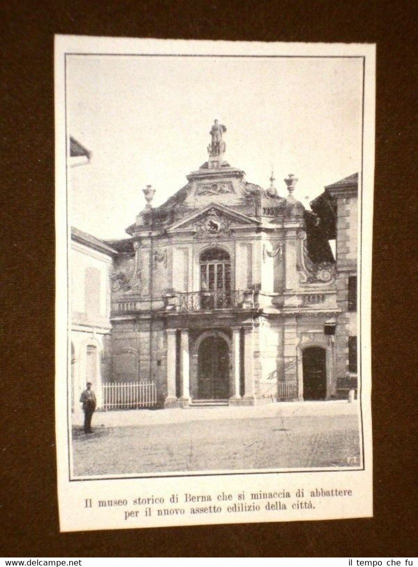 Berna nel 1908 Museo Storico | Immagine principale