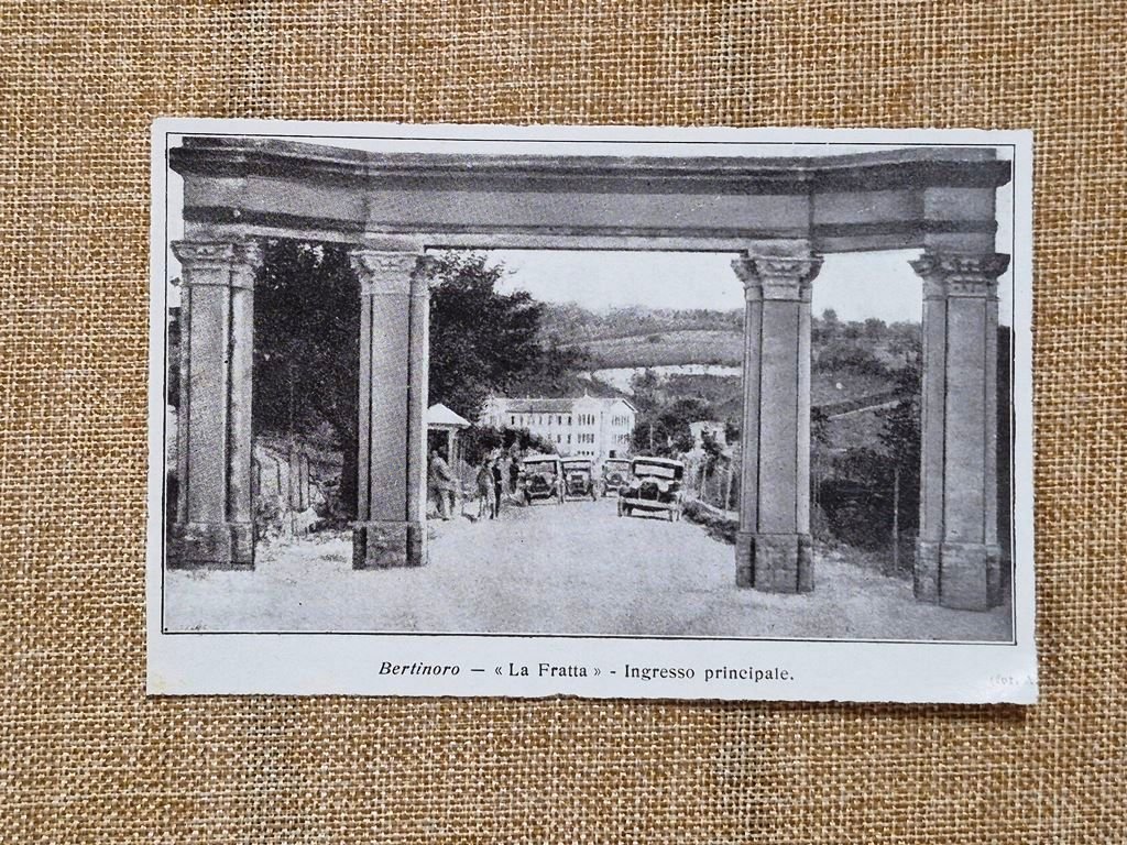 Bertinoro nel 1933 Fratta Terme Ingresso Principale Stabilimento Termale Romagna