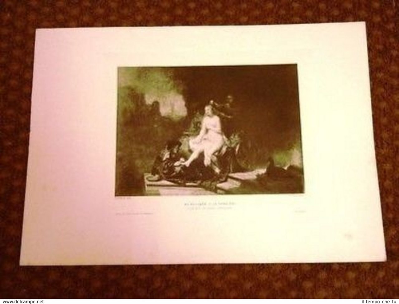 Bethsabée a sa Toilette Betsabea al gabinetto Rembrandt