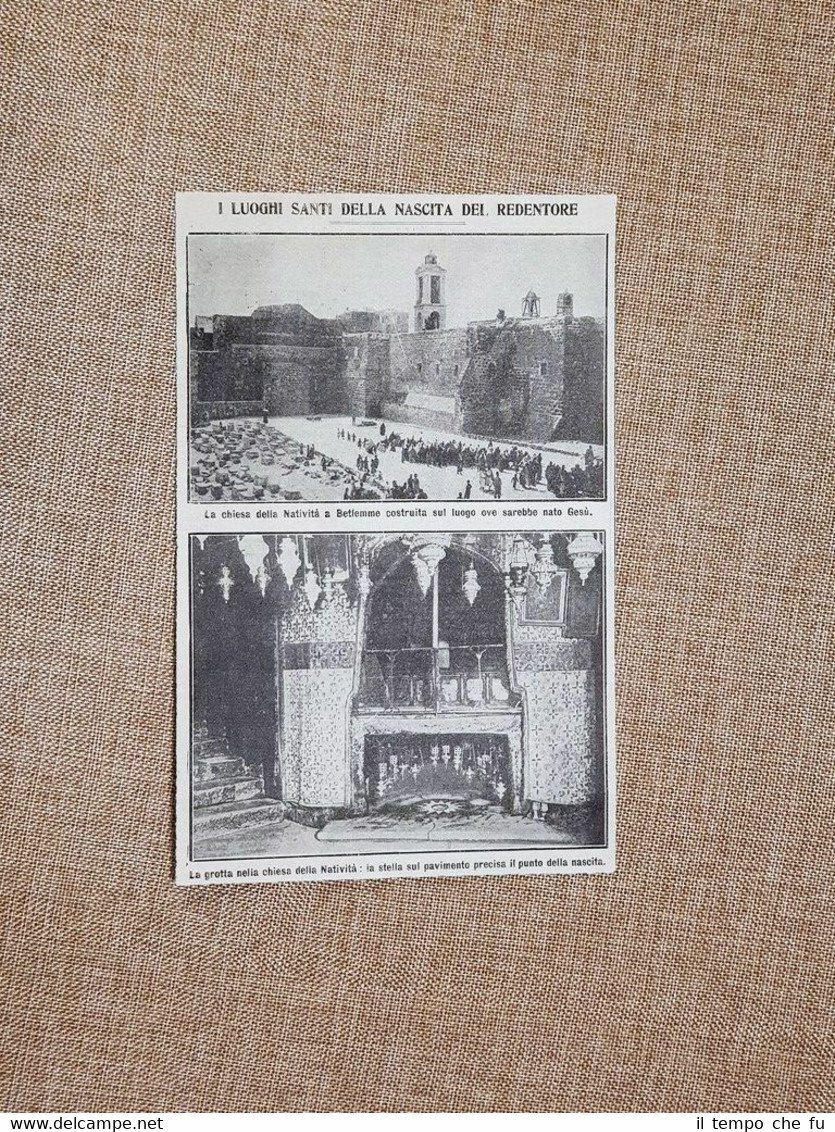 Betlemme nel 1913 Chiesa della Natività Grotta del punto della …