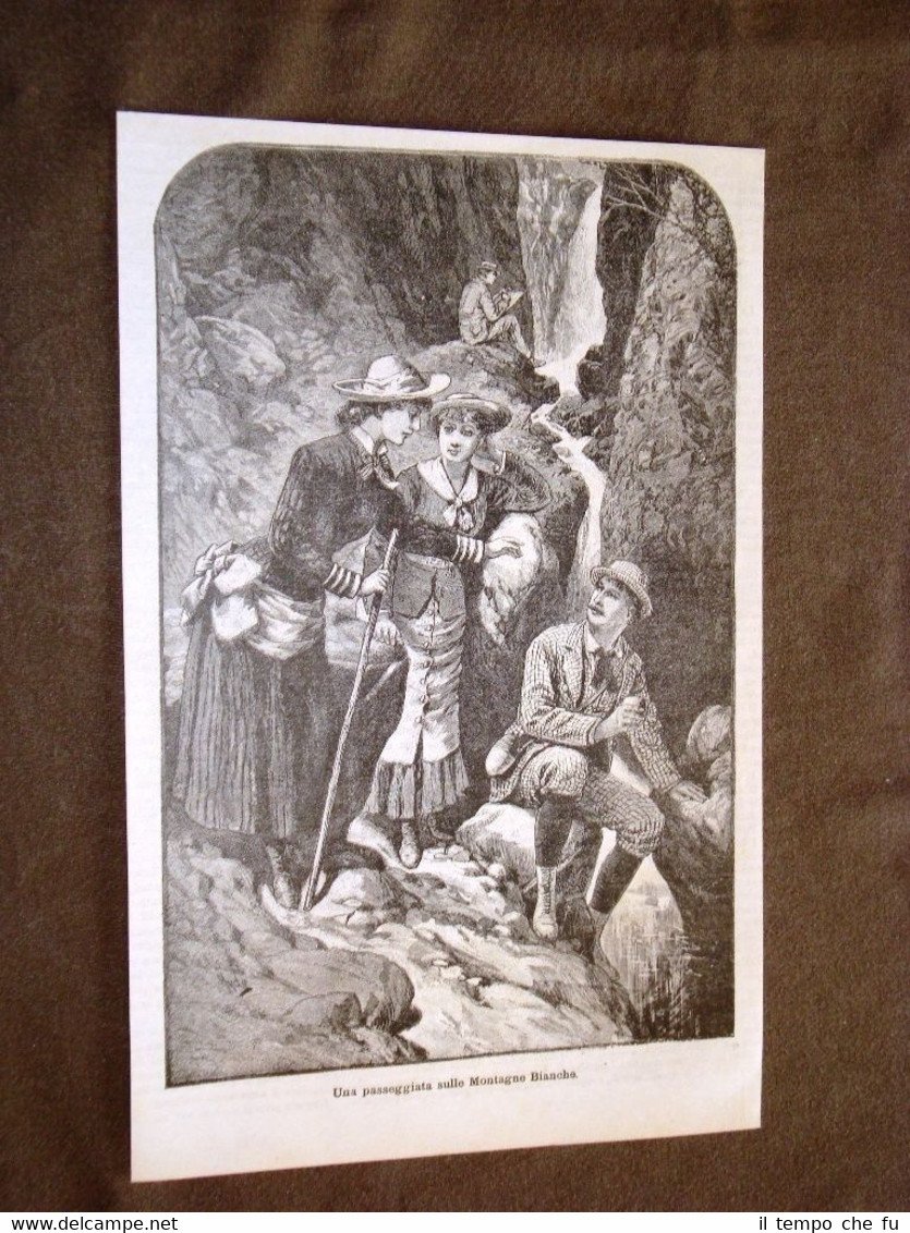 Bílá Hora nel 1884 Passeggiata sulle montagne Praga Austria | Immagine principale