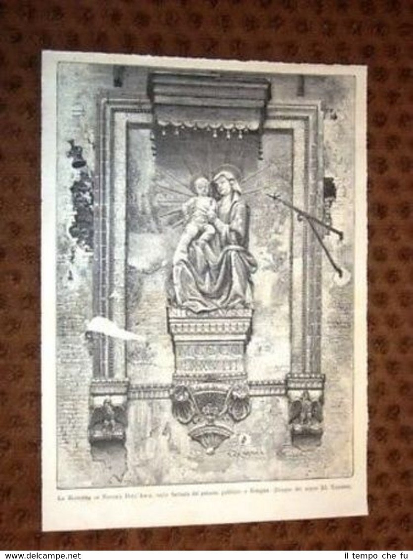 Bologna Palazzo Pubblico Madonna di Niccolò Dall'Arca