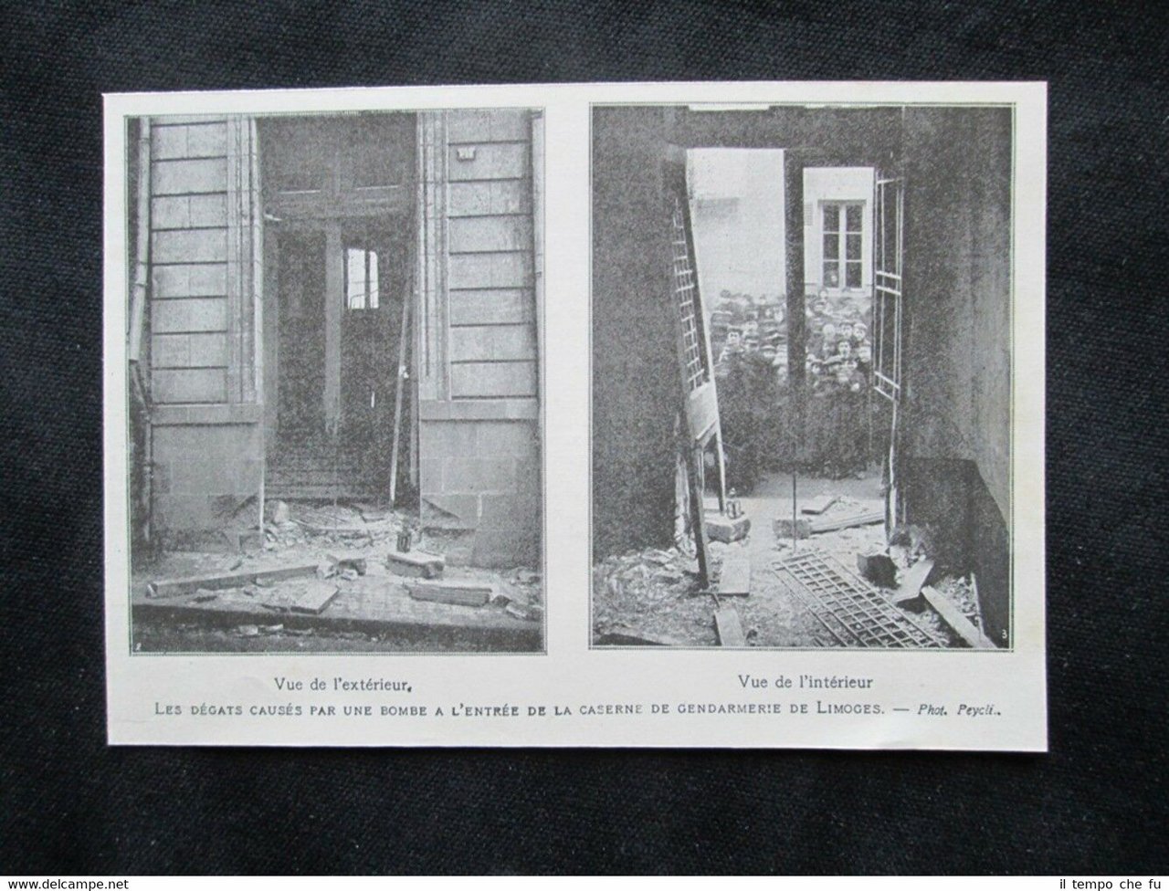 Bomba alla caserma di gendarmeria di Limoges in Francia Stampa …