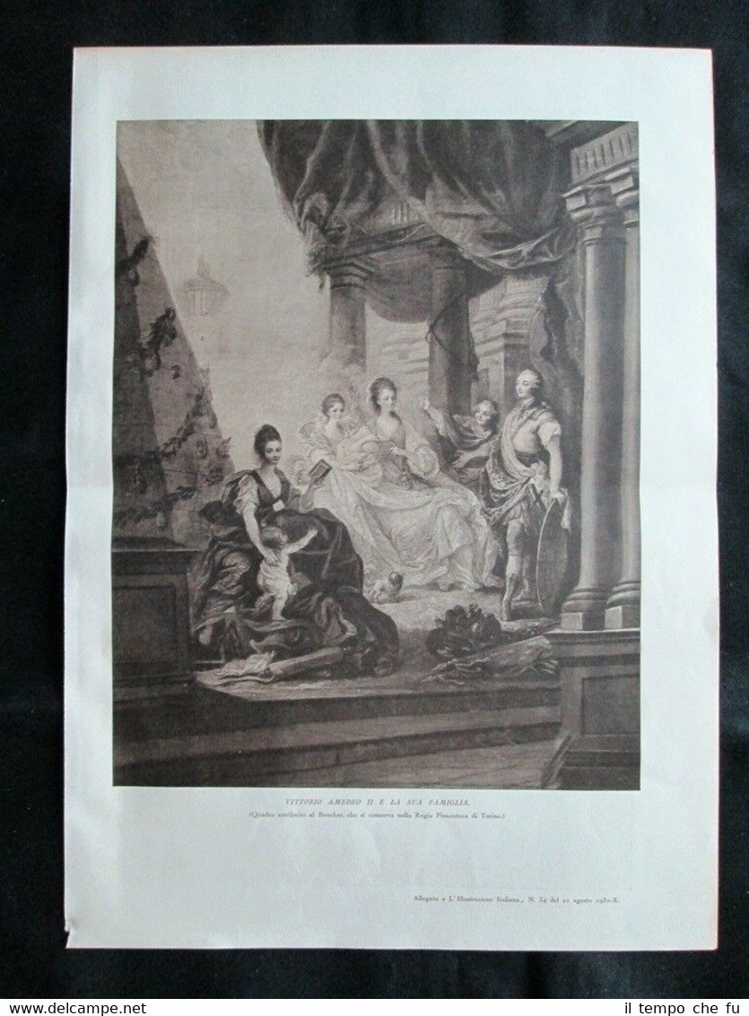 Boucher:Vittorio Amedeo II e la sua famiglia+Battaglia di Torino Stampa …