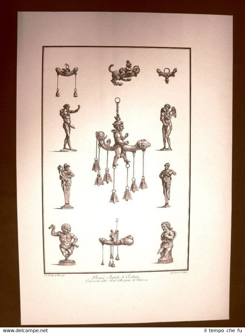 Bronzi di Ercolano Priapo Virilità Portici Napoli Voyage Pittoresque Saint … | Immagine principale