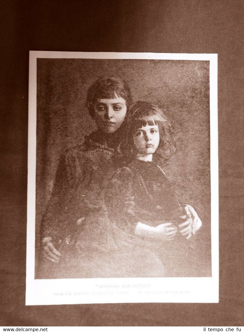 Brother and sister o Fratello e sorella Quadro di A.H. …