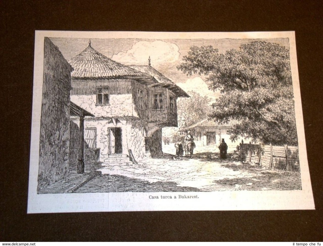 Bucarest o Bucure?ti nel 1877 Casa turca Romania | Immagine principale