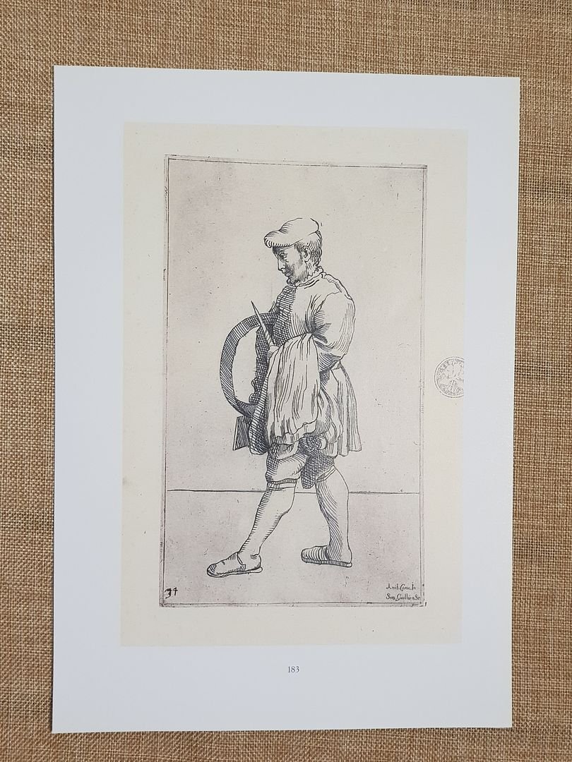 Burattator di farina e Vende pere Tavola del 1646 Carracci …