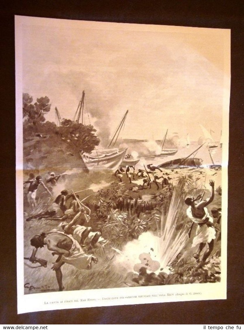 Caccia ai Pirati nel Mar Rosso nel 1902 Distruzione dei …
