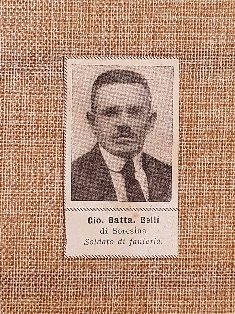 Caduto Patria Fanteria Gio. Batta. Belli di Soresina WW1 Prima …