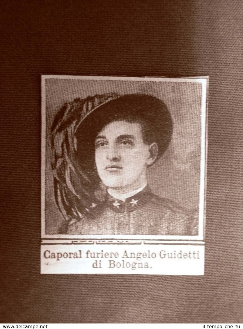 Caduto per la Patria Angelo Guidetti Bologna WW1 Prima guerra …