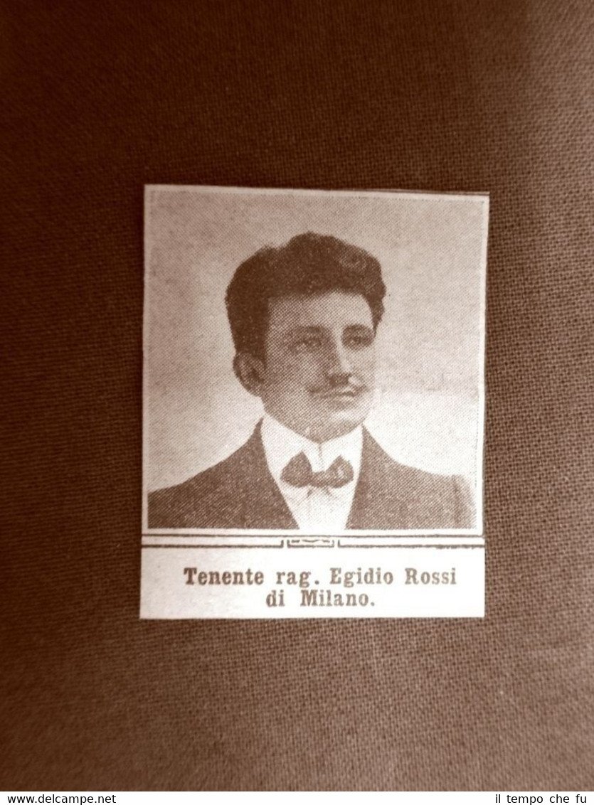 Caduto per la Patria Egidio Rossi di Milano WW1 Prima …
