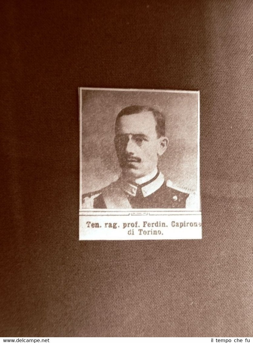 Caduto per la Patria Ferdinando Capirone di Torino Prima Guerra … | Immagine principale