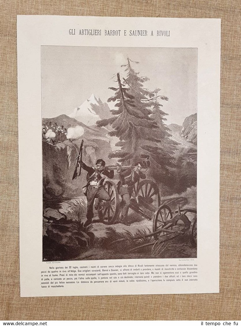 Campagna d'Italia 1796-1797 Artiglieri Barrot e Saunier nella difesa di …