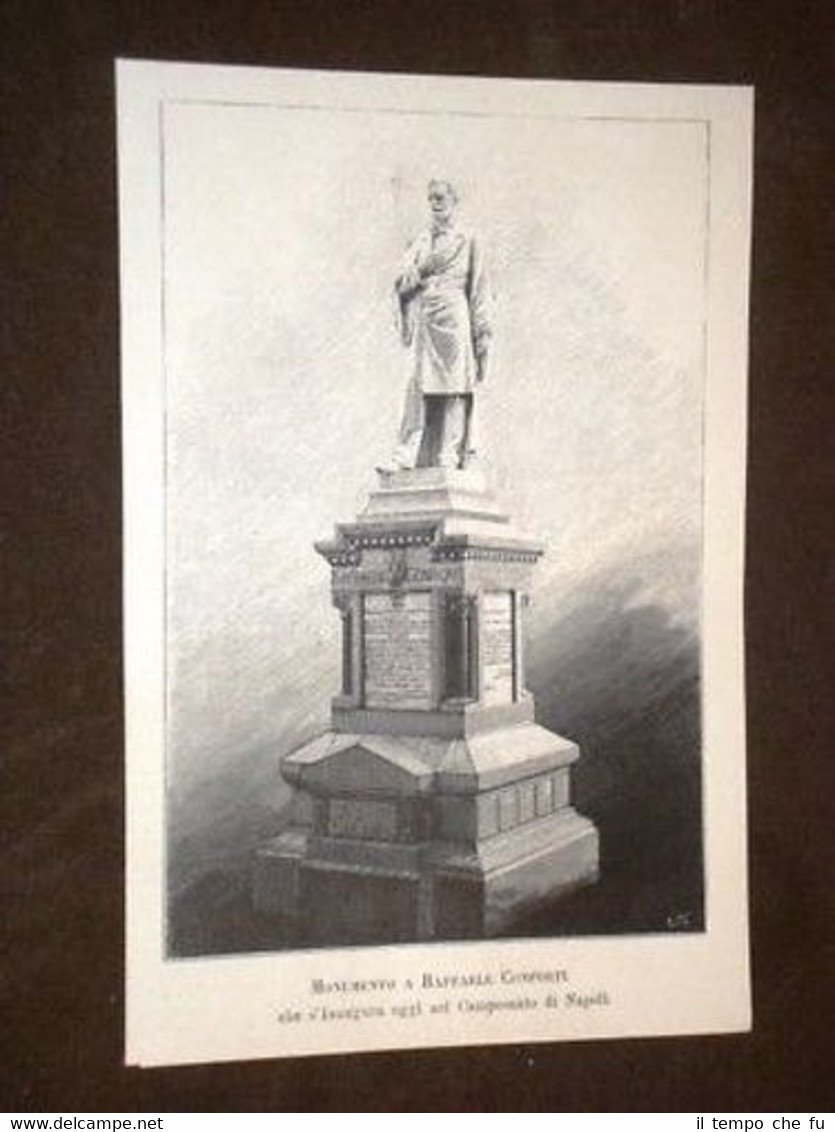 Camposanto di Napoli Monumento a Raffaele Conforti