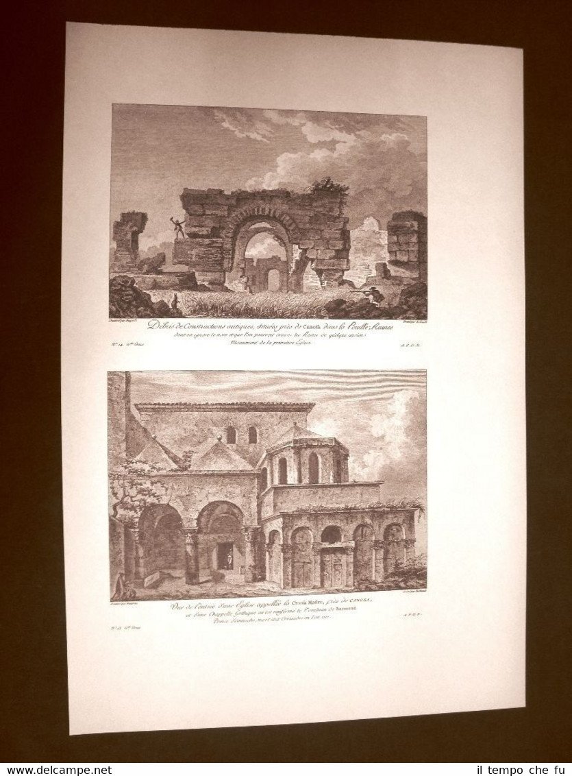 Canosa di Puglia Rovine e Chiesa Madre Boemondo Voyage Pittoresque …