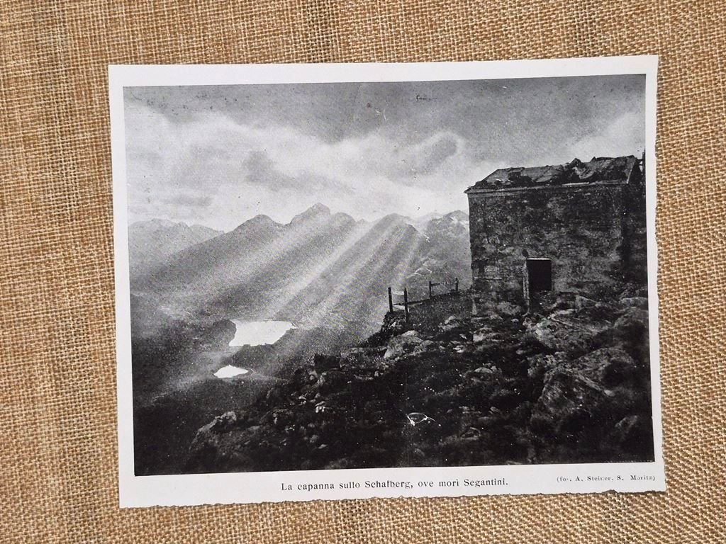 Capanna Schafberg 1899 luogo morte Giovanni Segantini Engadina Stampa del …
