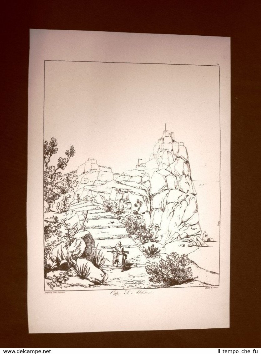 Capo Alessio Strada per Messina Sicilia Ristampa Goldicutt Antiquies Sicily …