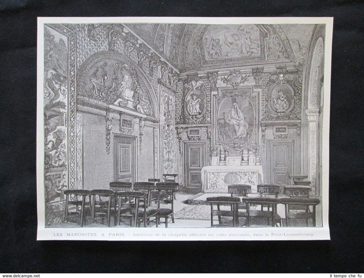 Cappella assegnata al culto Maronita, nel Petit Luxembourg Incisione del …