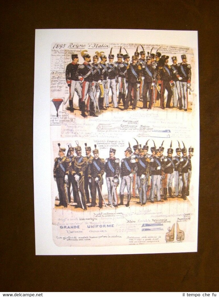 Carabinieri Alpini Regio Esercito Italiano Quinto Cenni Uniformologia Tav. 59