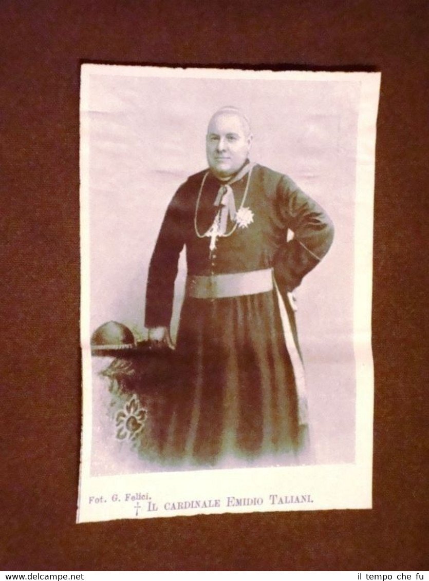Cardinale Emidio Taliani di Montegallo nel 1907
