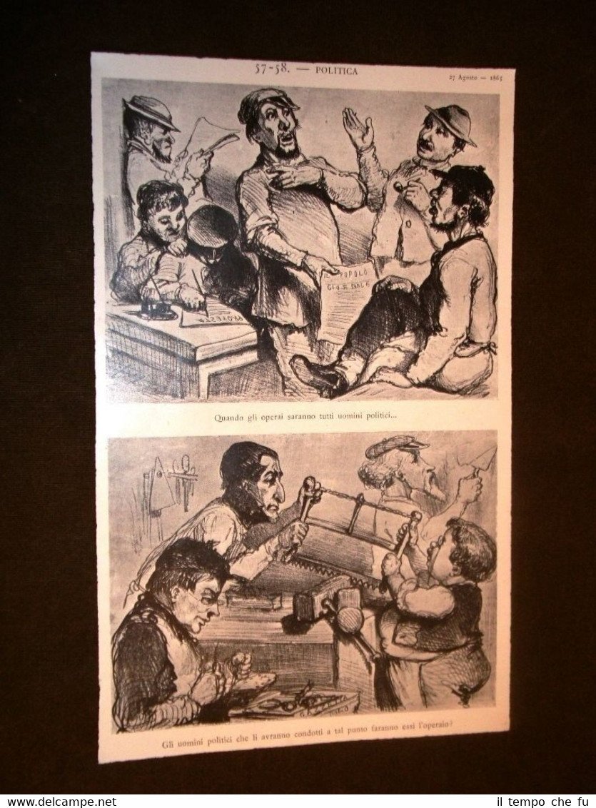 Caricatura Teja apparsa sul Pasquino Brofferio, Govean, Boggio e Bottero | Immagine principale