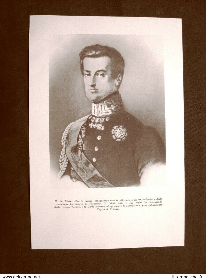 Carlo Alberto di Savoia-Carignano Re di Sardegna 1798 – 1849