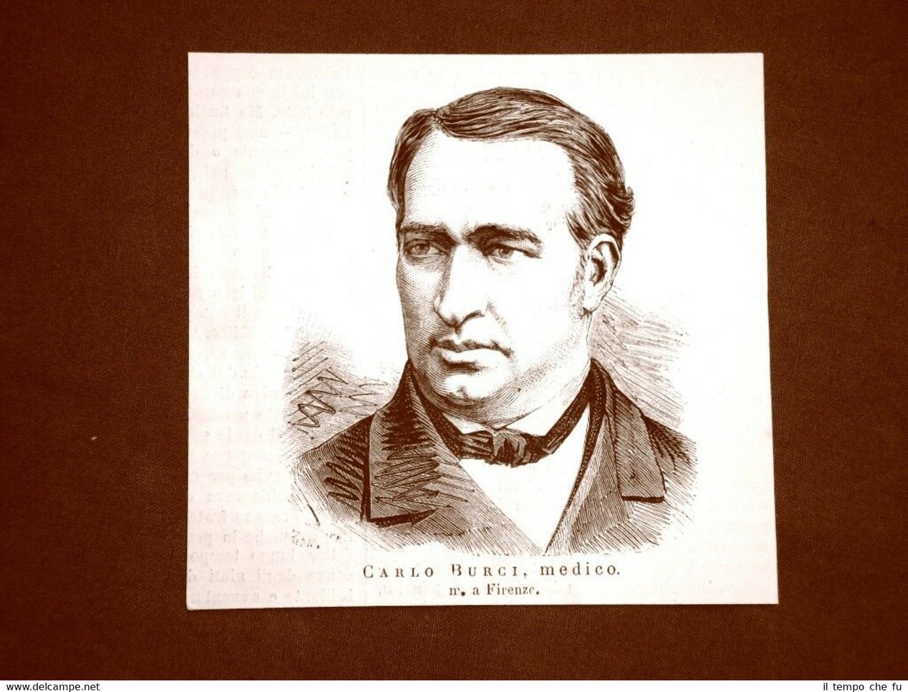Carlo Burci Medico chirurgo Firenze, 5 settembre 1813 – Firenze, …
