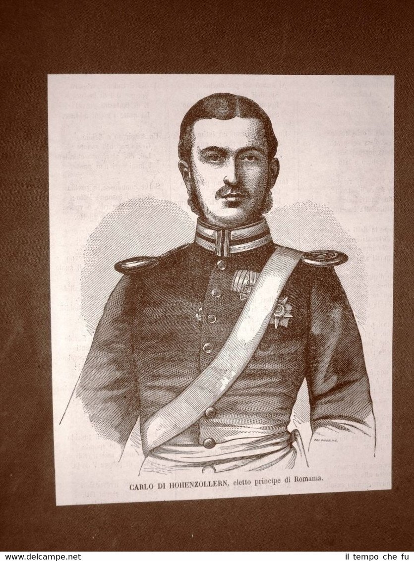 Carlo Eitel Federico Zefirino Ludovico di Hohenzollern-Sigmaringen nel 1866