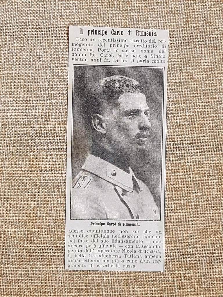 Carlo II di Hohenzollern-Sigmaringen di Romania Sinaia, 1893 – Estoril, …