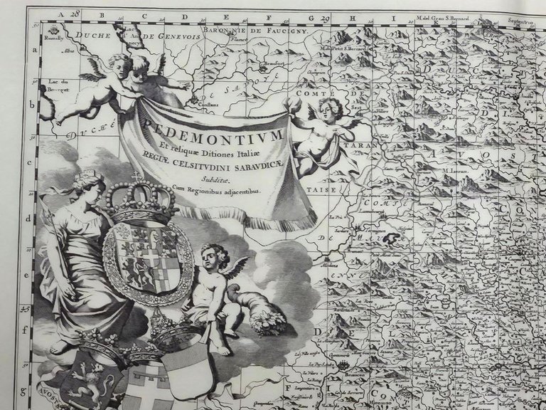 Carta del Piemonte di Borgonio incisa per J. Blaeu 1675 … | Immagine Gallery 2