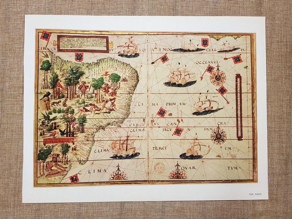 Carta nautica di Lopo Homen nell'Atlas Miller Tavola del 1950 … | Immagine principale
