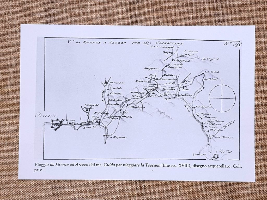 Carta Viaggio da Firenze ad Arezzo Guida per viaggiare la …