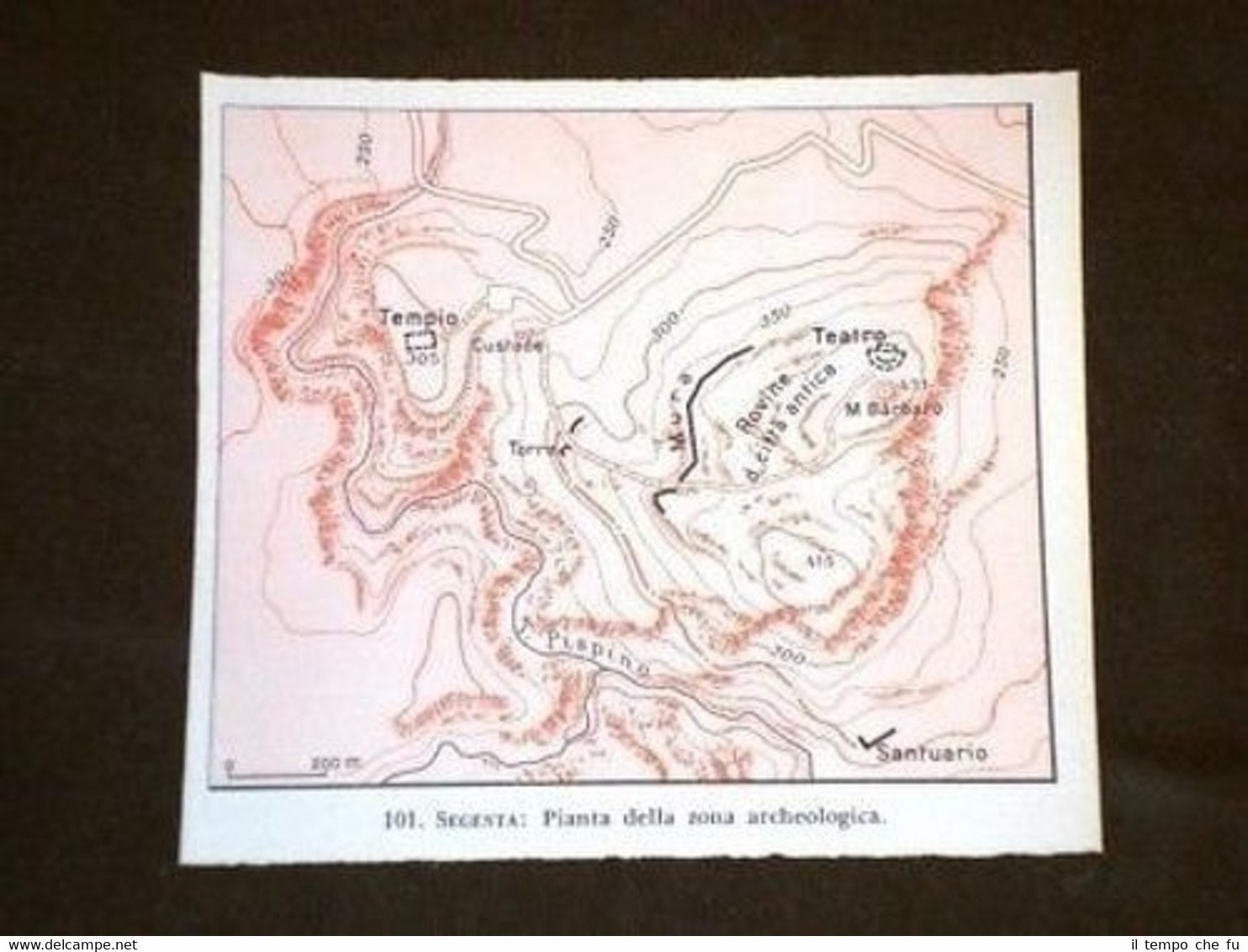 Zona Archaeologica Segesta Sicily Map