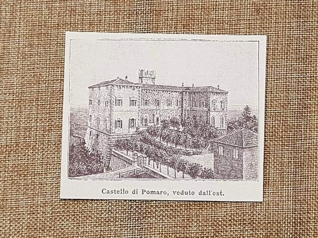 Casale Monferrato nell'800 Il Castello di Pomaro veduto da est …