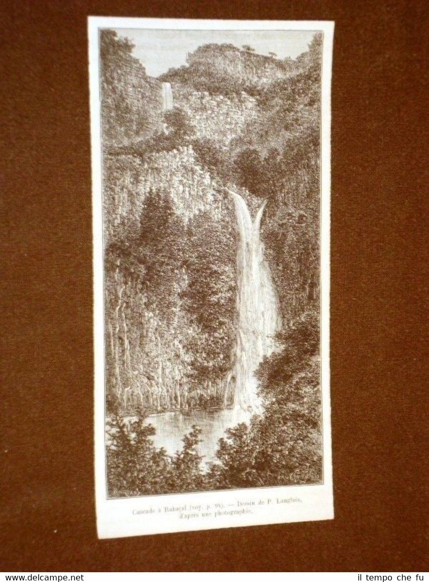 Cascade a Rabacal o Rabazal en 1889