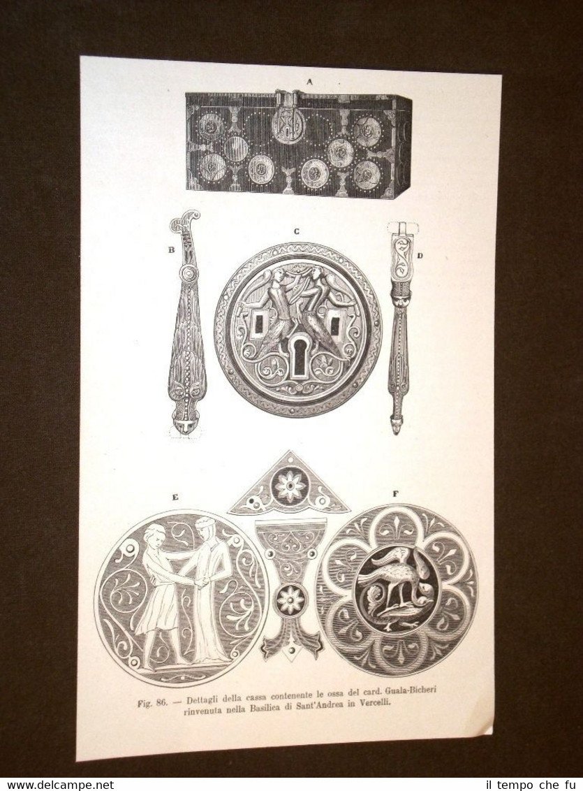 Cassa delle ossa del Cardinale Guala Bicheri Basilica di Sant'Andrea …