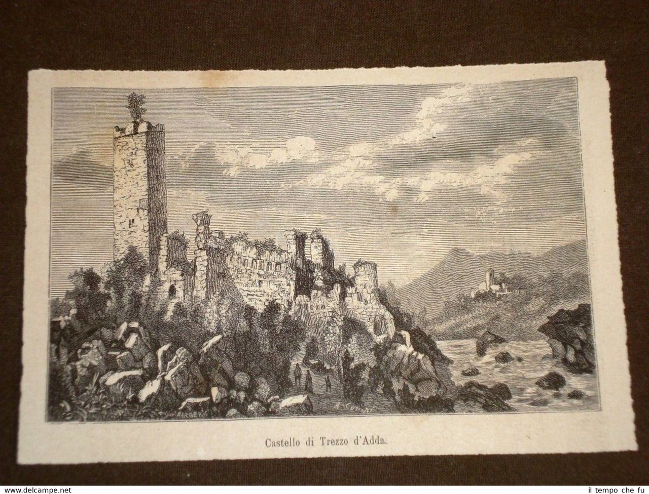 Castelli della Lombardia nel 1881 Castello di Trezzo d'Adda