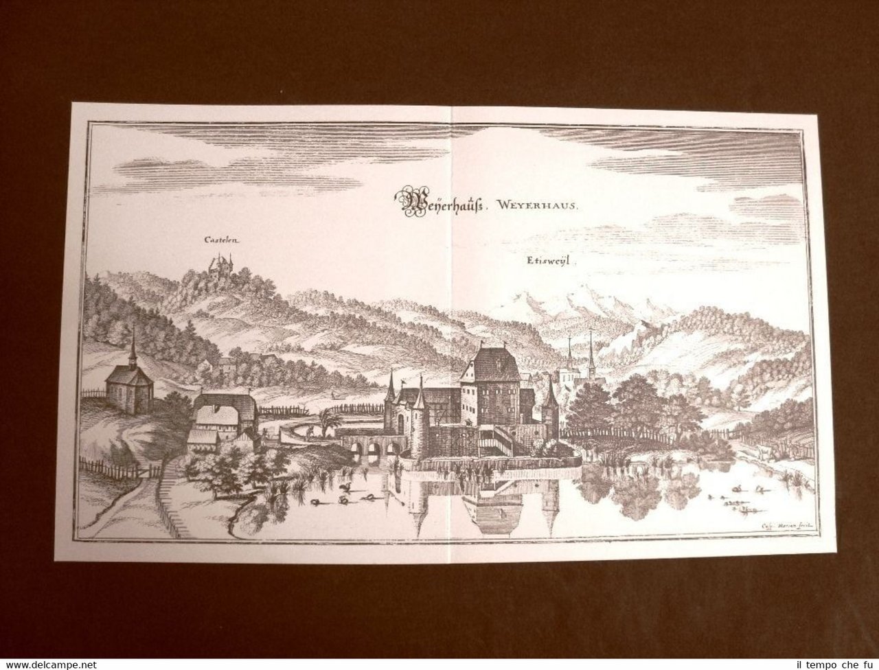 Castello di Ettiswil Svizzera Incisione di Merian Matthäus del 1640 …