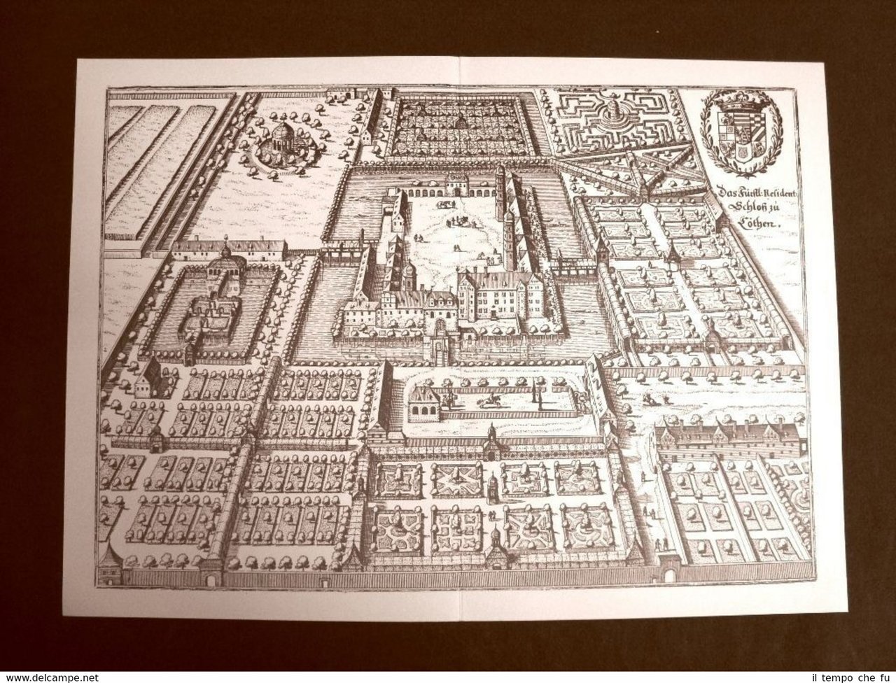 Castello di Kothen Germania Incisione di Merian Matthäus del 1640 …