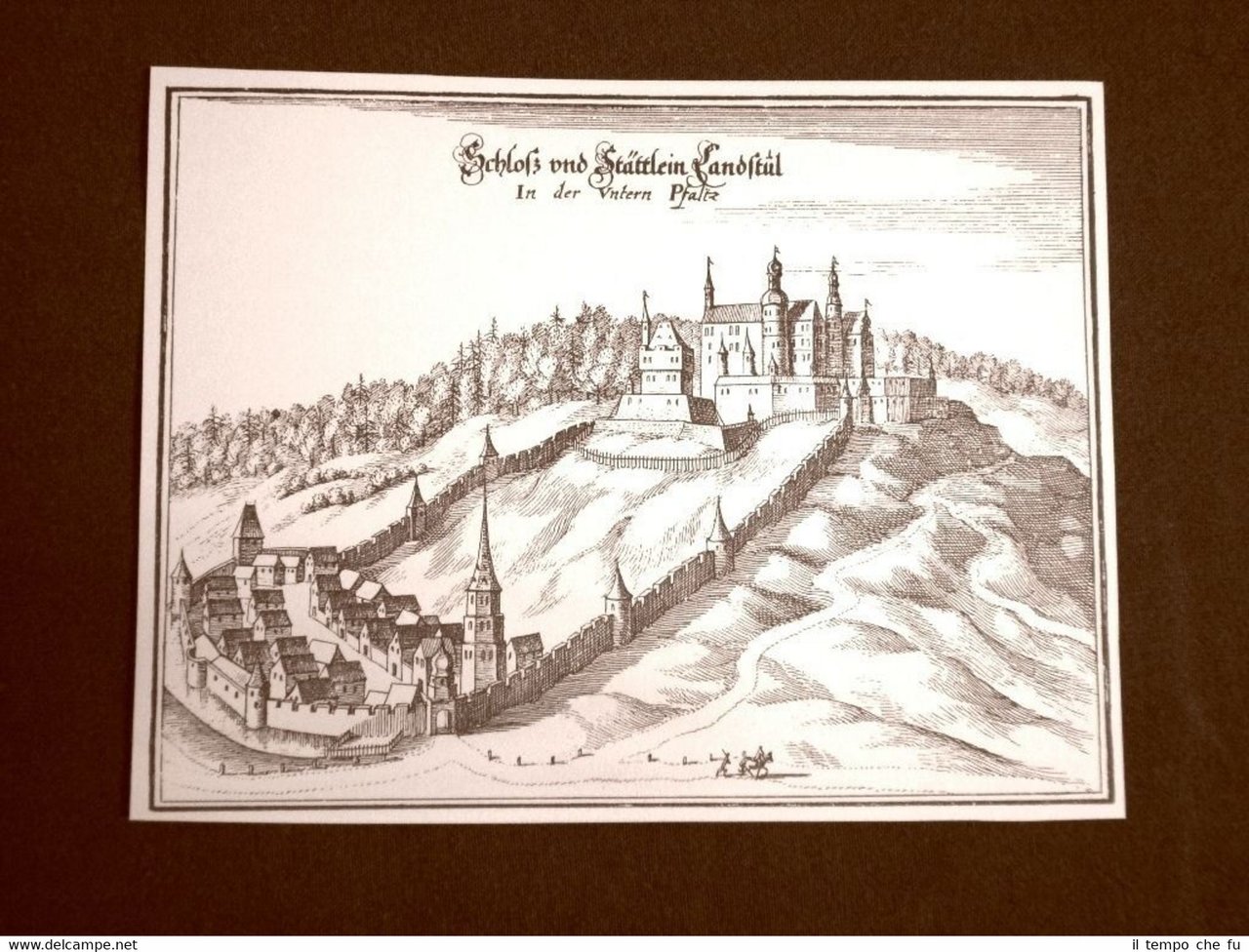 Castello di Landstuhl Germania Incisione di Merian Matthäus del 1640 …
