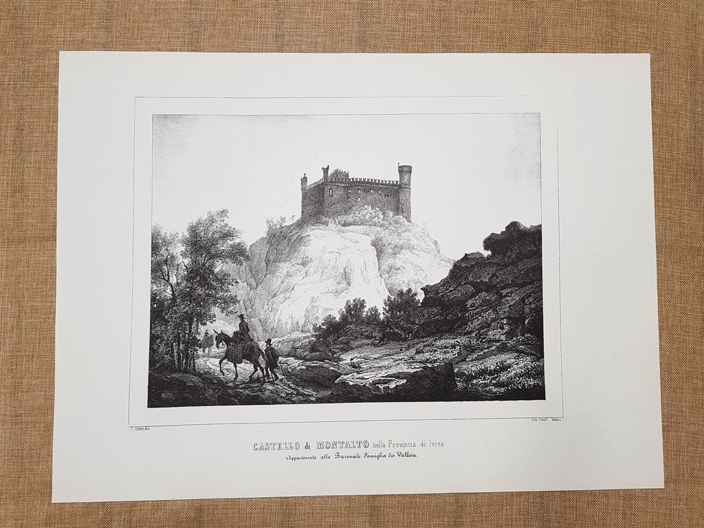Castello di Montalto Ivrea Monarchia di Savoia Enrico Gonin F.lli …