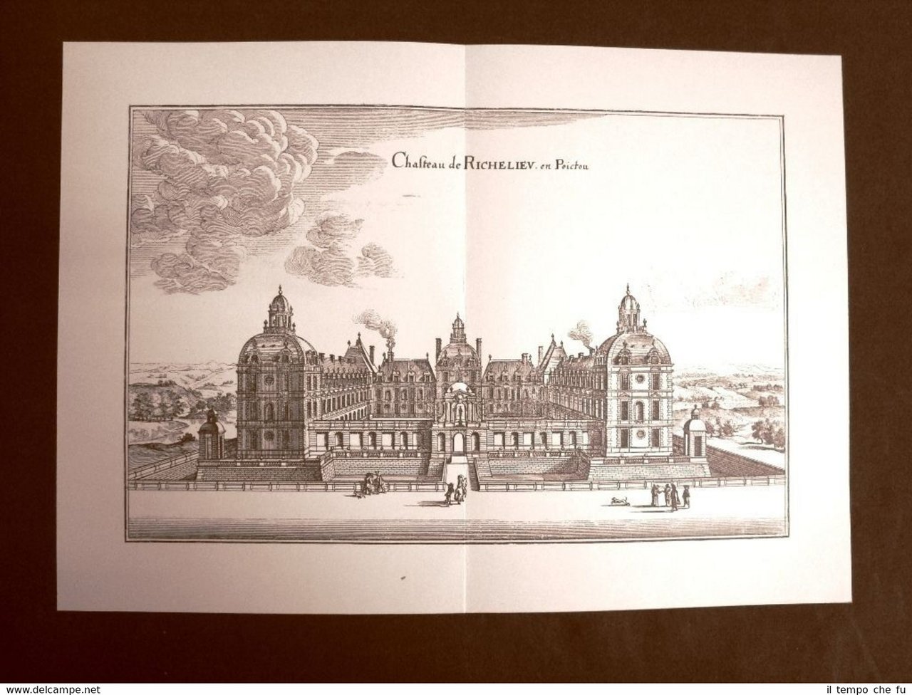 Castello di Richelieu Francia Incisione di Merian Matthäus del 1640 …